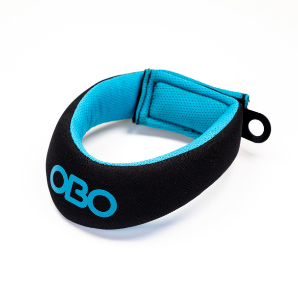 OBO Yahoo Youth Field Hockey Throat Protector - Black, Blue