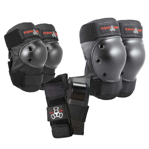 Triple 8 Saver Series Protective 3 Pack (Wrist, Elbow, Knee) - Junior Size