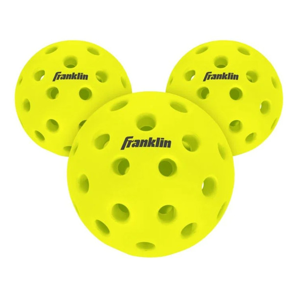 Franklin Silent Serve Noise Reduction Pickleballs - 3 Ball Pack