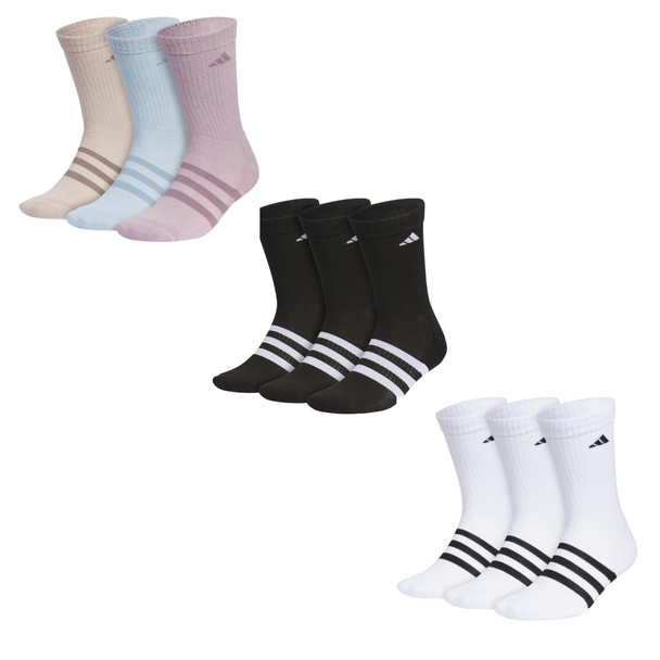 adidas Adaptive Unisex Crew Socks - 3-Pack