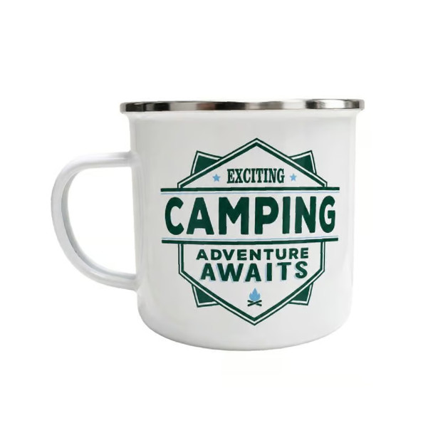 Top Guy Camping Style Enamel Novelty Mugs