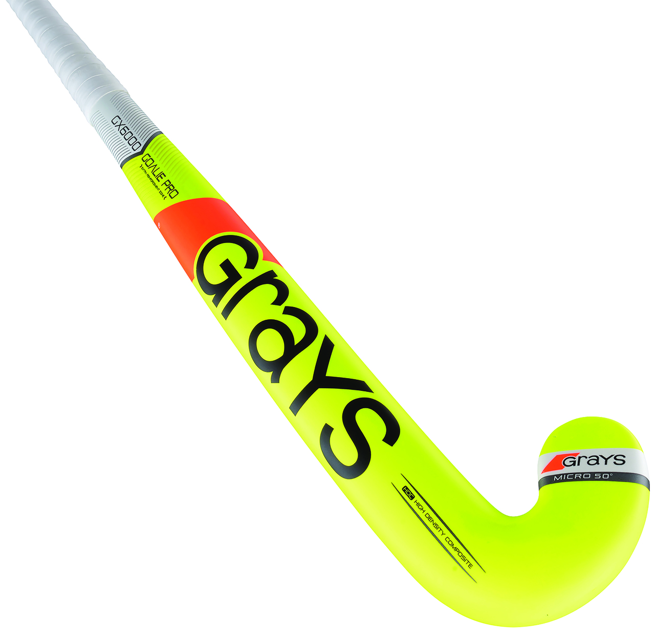 Grays GX6000 Goalie Pro Field Hockey Stick - Neon Yellow