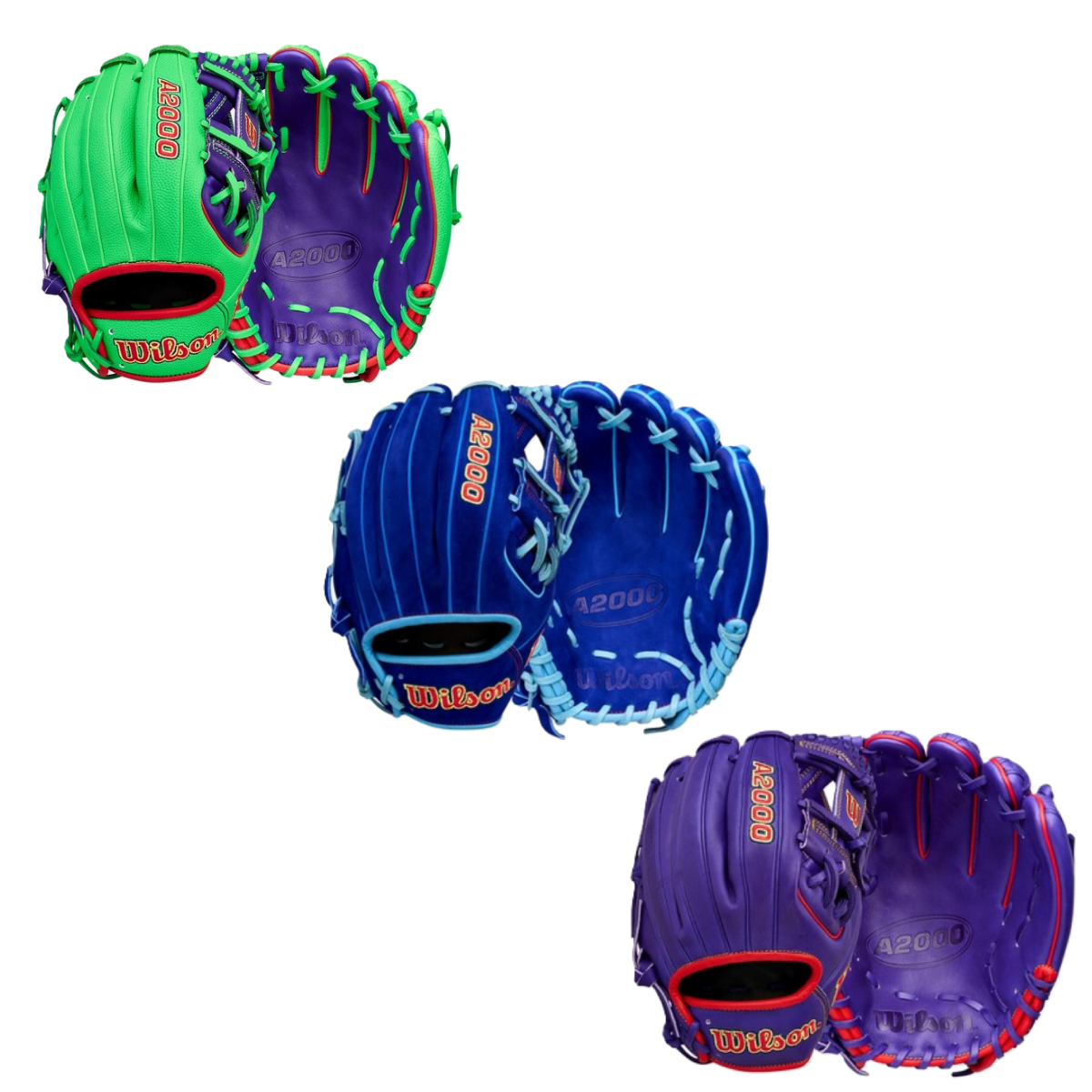 Wilson A2000 硬式グローブ 黒/紫/青 Wilson 2026 Big League Chew Limited Edition A2000 Infield Baseball