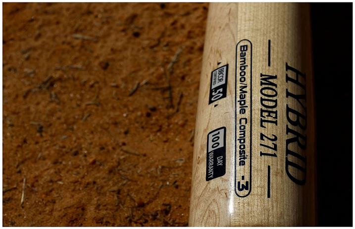 BamBoo Bat Hybrid 271 Bamboo Maple BBCOR Baseball Bat - Natural/Black 8 BamBoo Bat Hybrid 271 Bamboo Maple BBCOR Baseball Bat - Natural/Black -Ball Sports Equipment Discount Store moved 4b7de5a47bebbd85c7eac9445ee44b28
