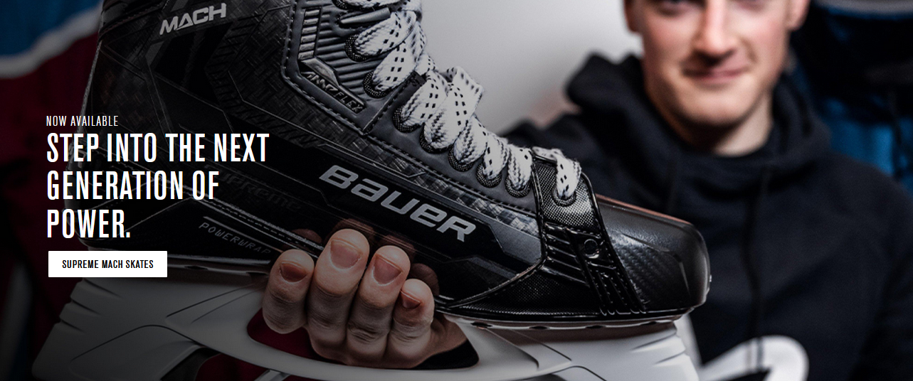 Bauer S22 Supreme Mach Intermediate Ice Hockey Skates -Ball Sports Equipment Discount Store moved a1b7a12bf91dc57504100e77c90fbdff