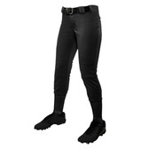 Champro Traditional Low Rise Girl's Softball Pants - Black