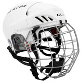 CCM Tacks 310 Senior Ice Hockey Helmet Combo - White