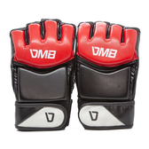 DMB Red Training MMA Grappling Gloves - Red, Black, White