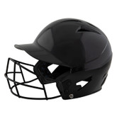 Champro HX Rookie Baseball Helmet w/Facemask; Uncoated 