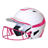 Champro HX Rise Pro Fastpitch Softball Batting Helmet with Facemask - Two Tone Colors