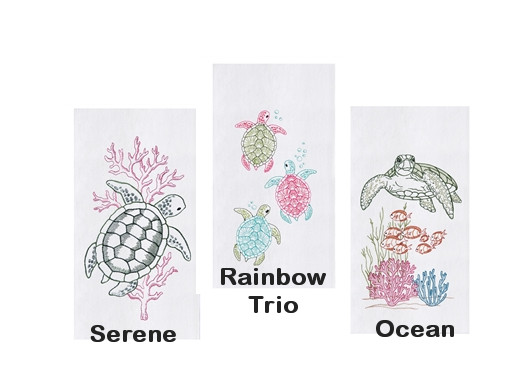 Embroidered Flour Sack Towel 