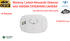 WiFi Carbon Monoxide Detector Hidden 4K Spy Camera