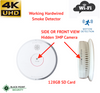 4K HD WIFI Hidden Camera Functional Working Smoke Detector