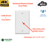 4K WiFi Electrical Outlet Cover Plate Security Camera