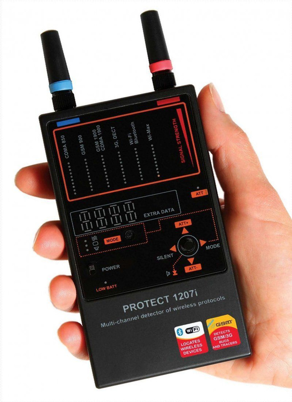 1207i Multi-Channel RF Bug 3G GSM CDMA GPS Spy Detector 
