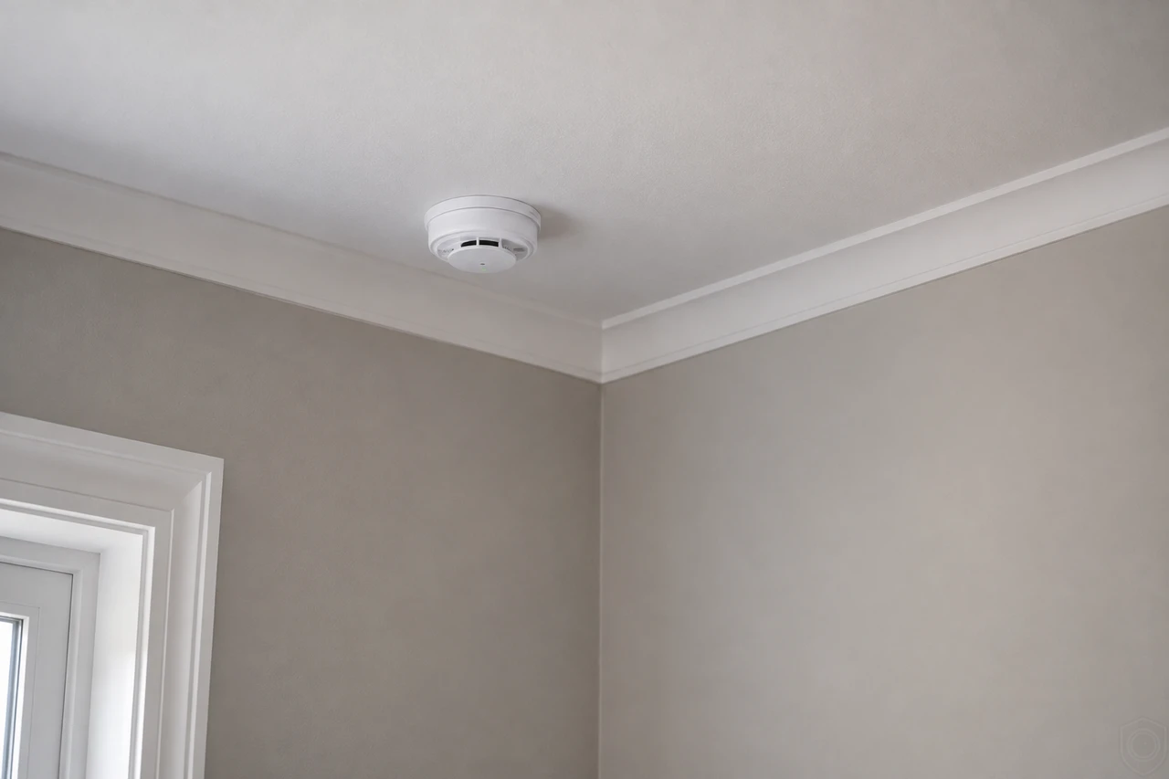 Hardwired Functional Smoke Detector 4K Hidden WIFI DVR Camera
