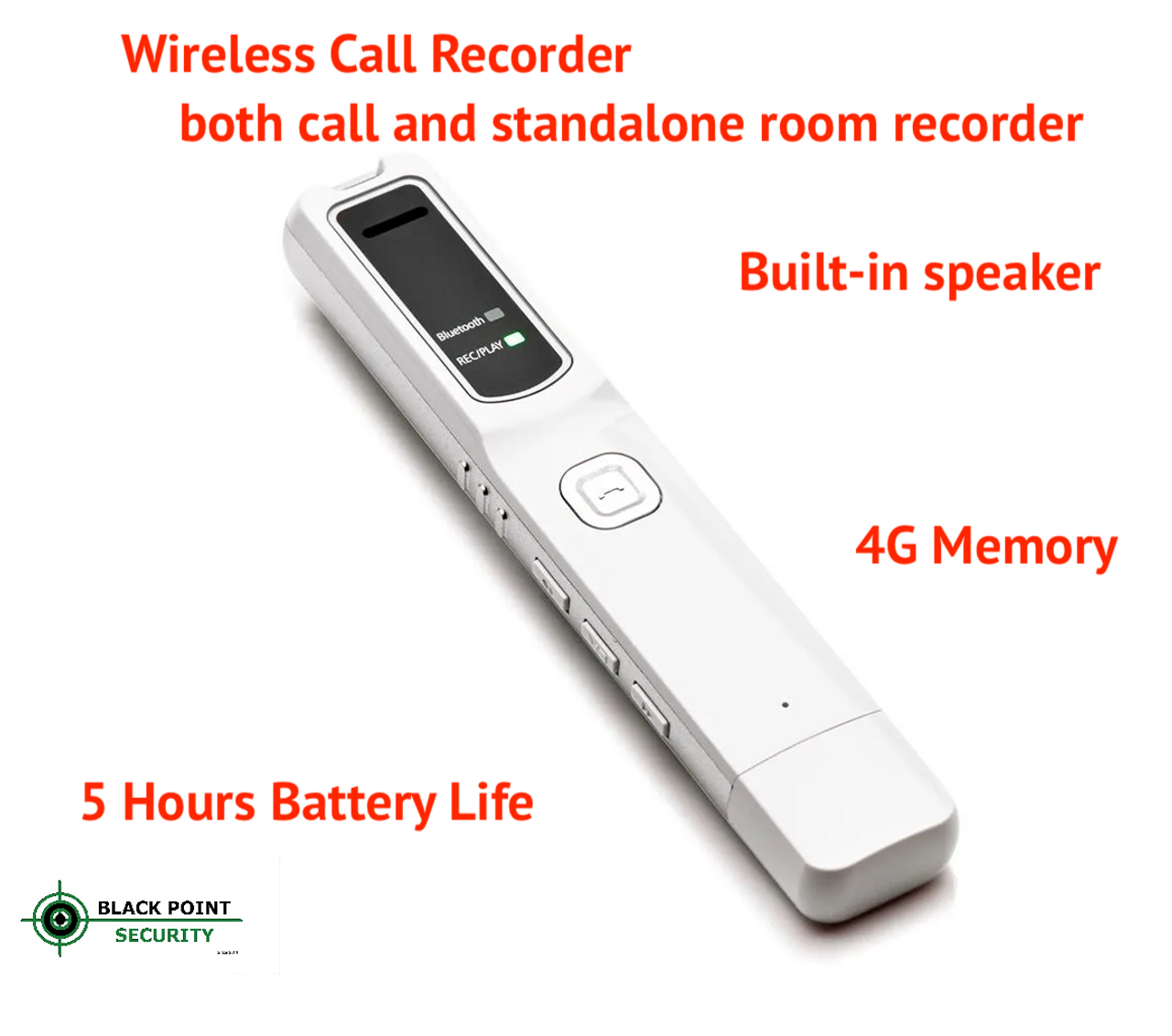 Cell Phone Bluetooth Covert Call Recording Device