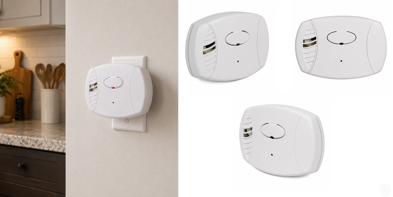 4K WiFi Carbon Monoxide Detector Security Camera