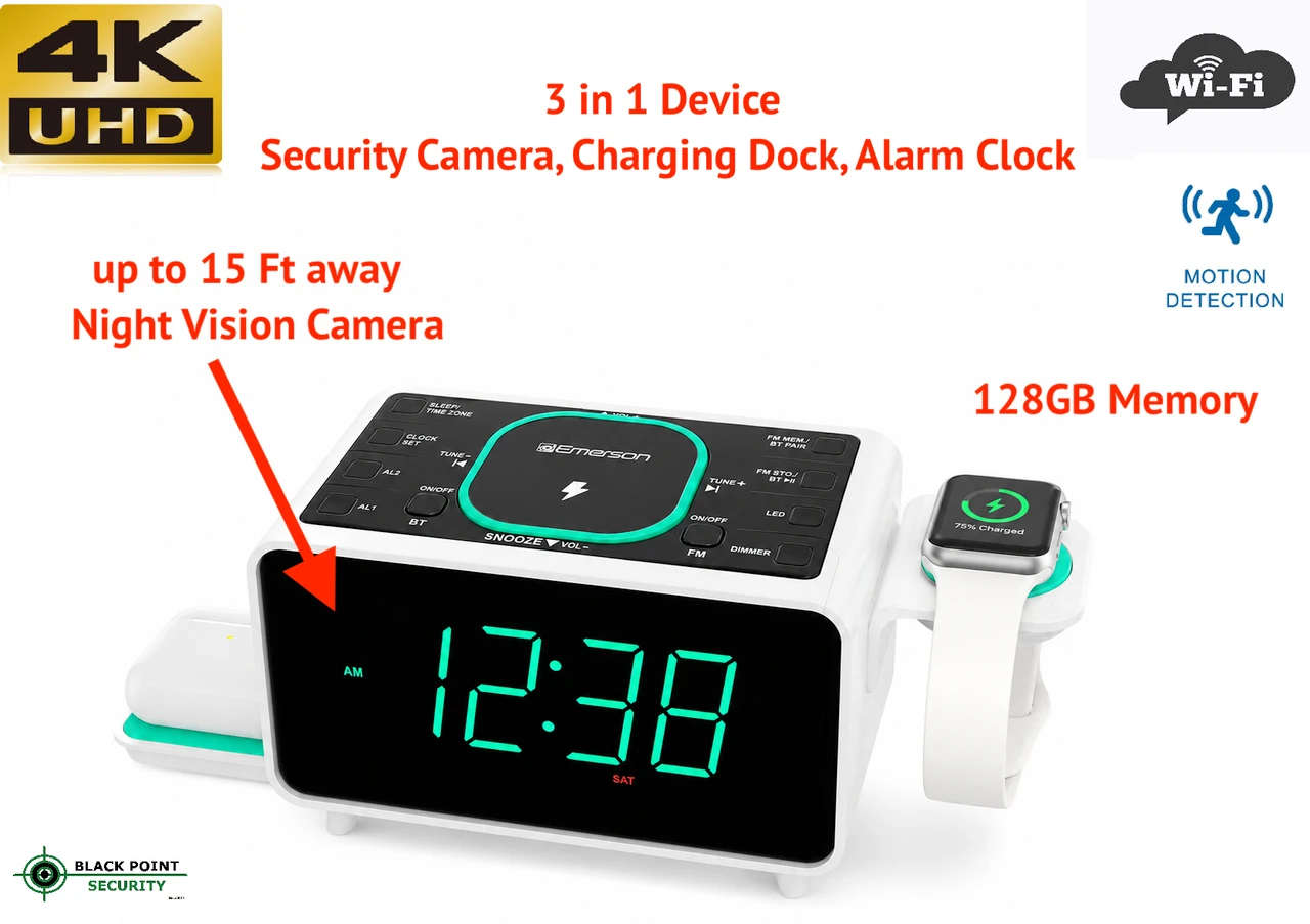 WiFi security camera with night vision