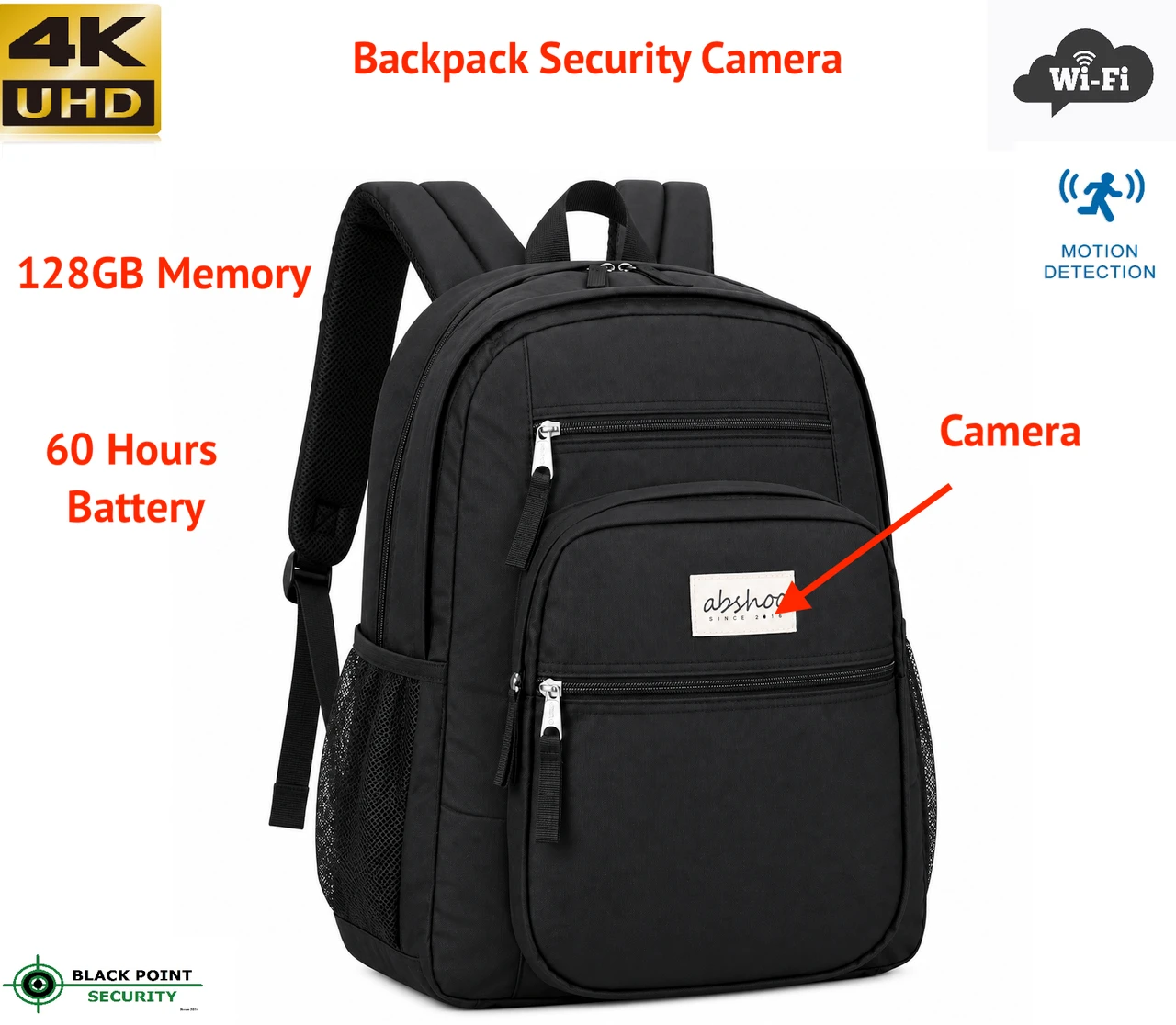 4K WIFI Camera Backpack