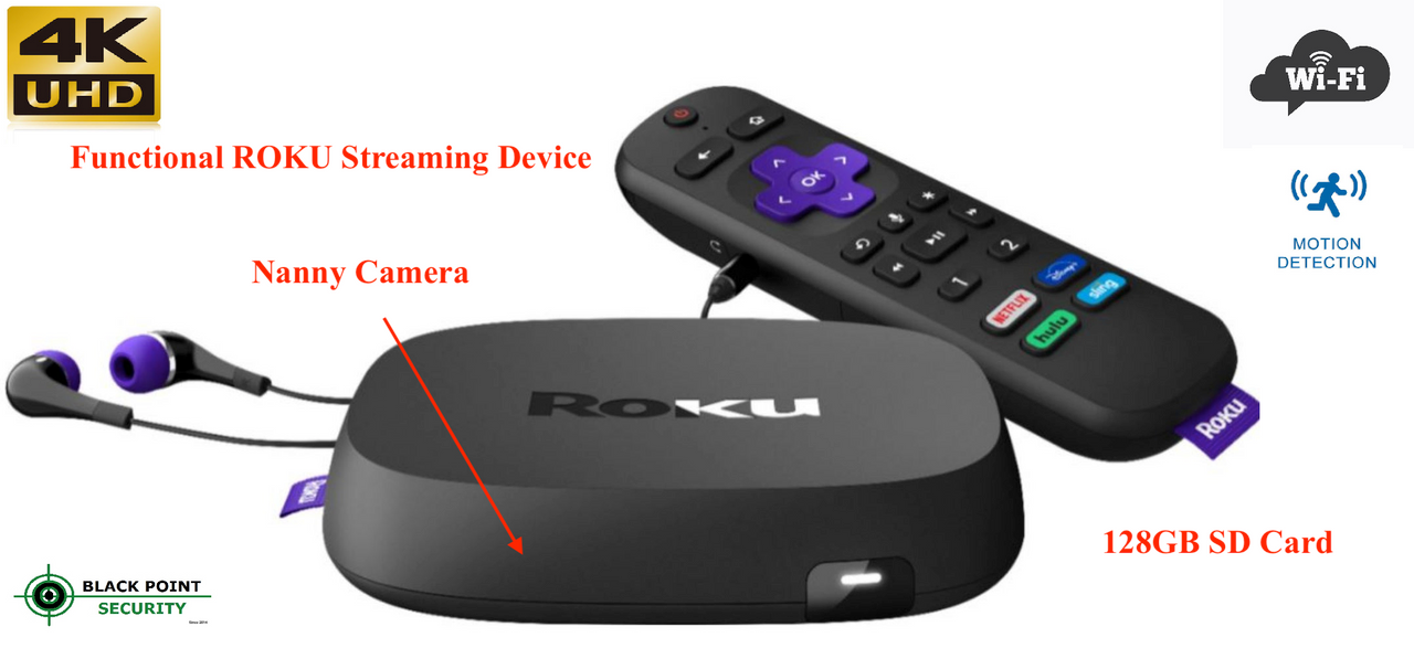 Transform Roku streaming device into the best security camera.