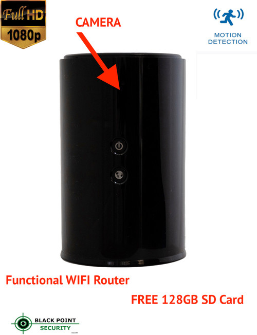 wifi router hidden camera with audio