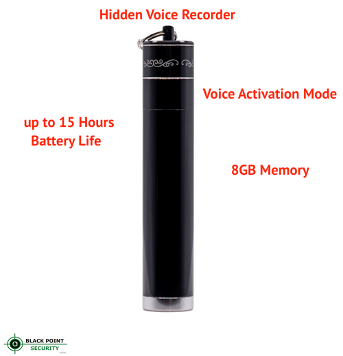USB Stick Keychain Audio Hidden Voice Activation Recorder