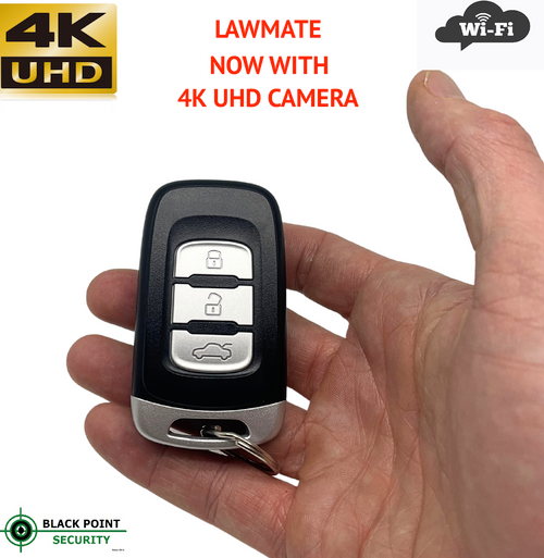 4K Ultra HD Key Fob Covert Camera with Audio