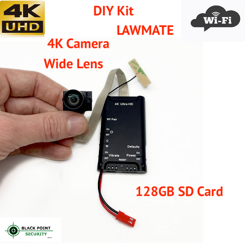 LawMate PV-DY40UWW 4K UHD DIY Hidden Wide Angle Camera Kit