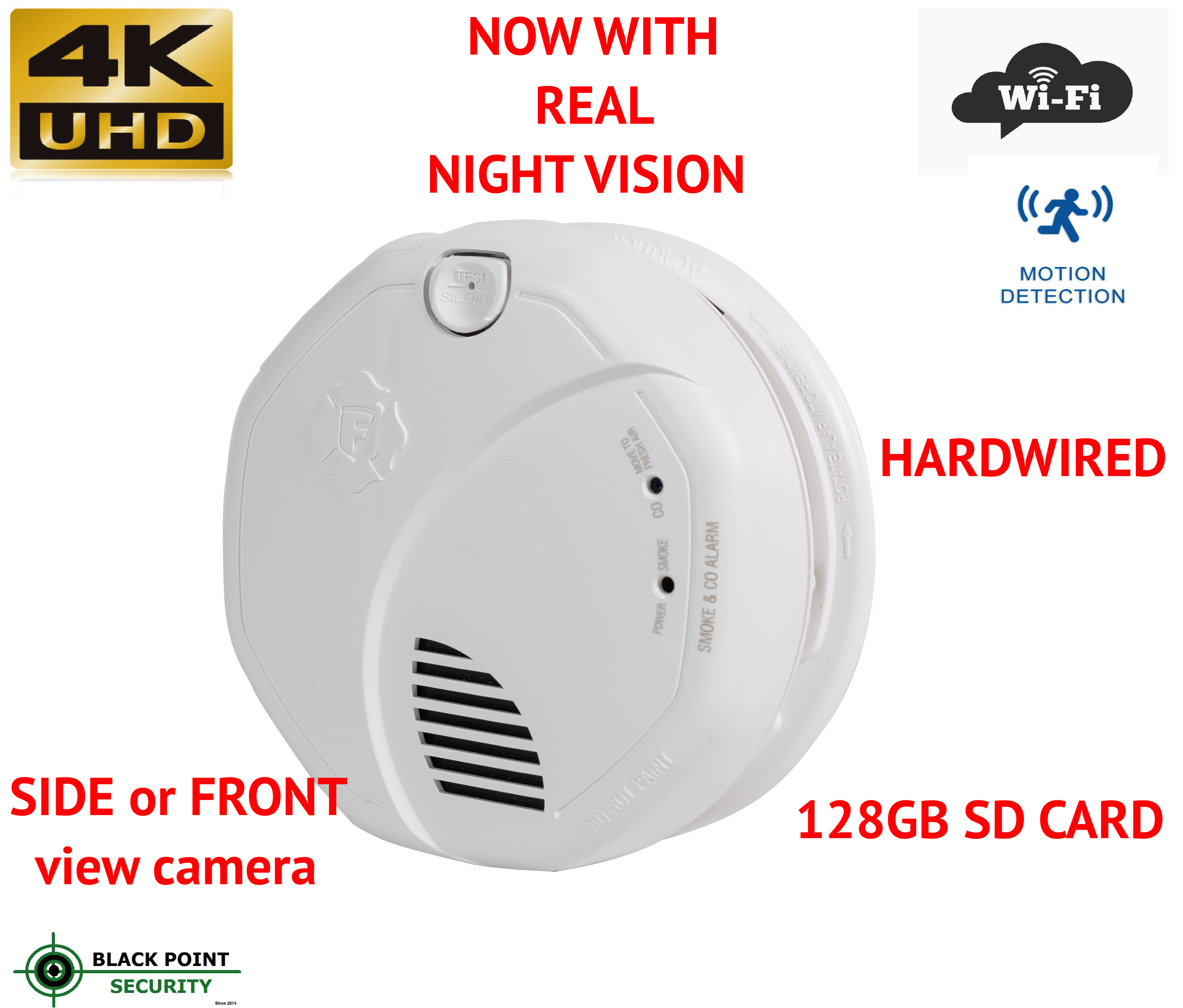 smoke detector camera