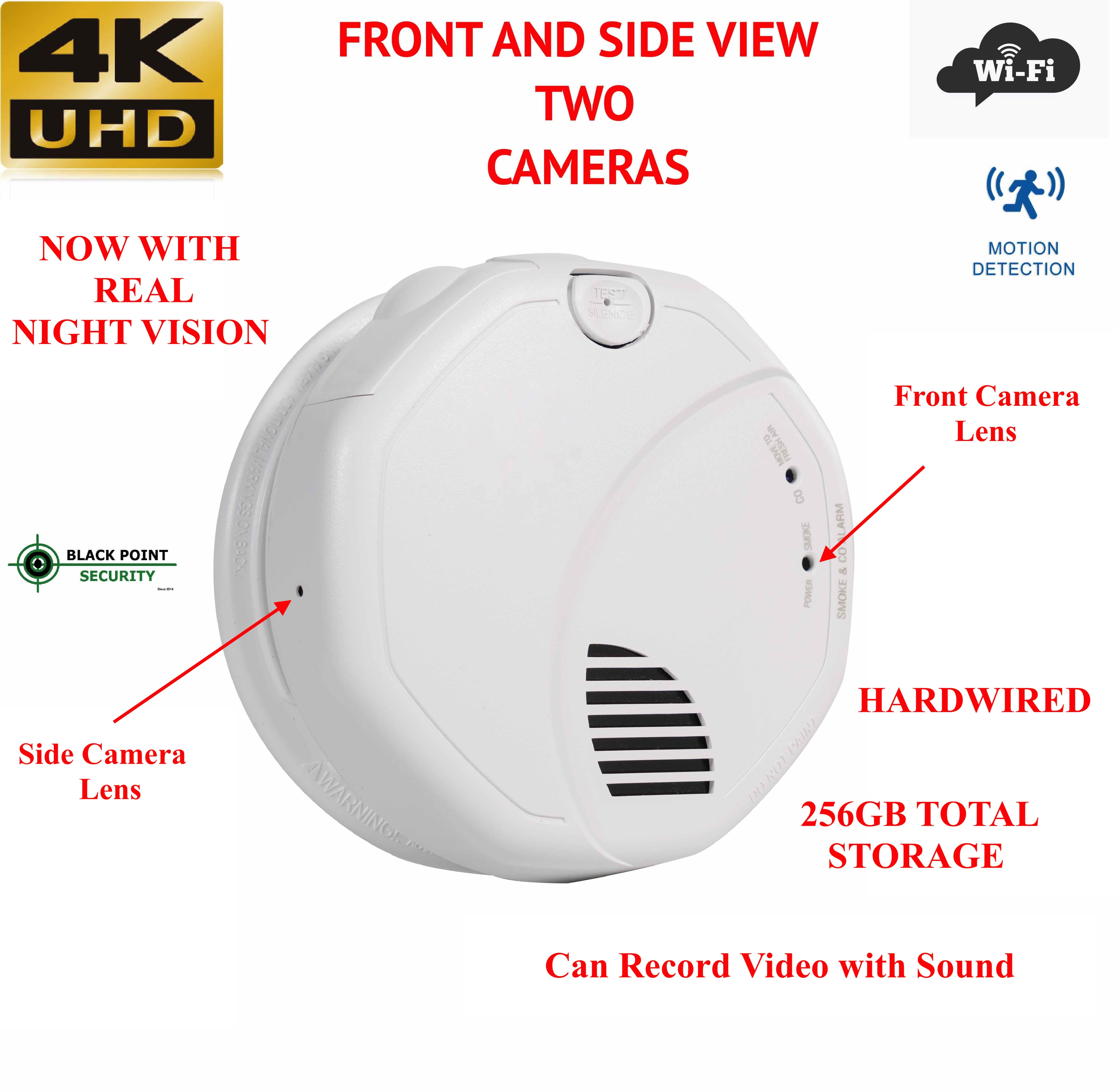 Spy camera with wireless Wi Fi audio and video for car and house security