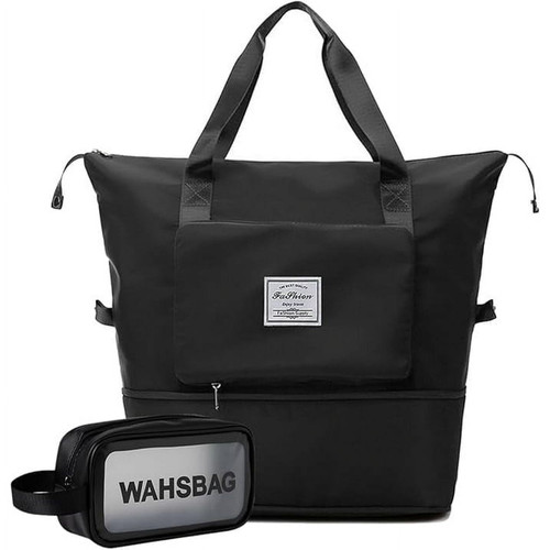 TRANSLINK Women & Men Gym Bag with Toiletry Bag Lightweight Waterproof Multi-Compartment