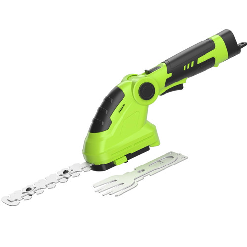 SOYUS Cordless Hedge Trimmer, 2-in-1 Handheld Hedge Trimmer, Electric Grass Trimmer with Charger and Battery, Lightweight & Portable Grass Shear for Garden Yard Lawn SOYUS Cordless Hedge Trimmer, 2-in-1 Handheld Hedge Trimmer, Electric Grass Trimmer with Charger and Battery, Lightweight & Portable Grass Shear for Garden Yard Lawn