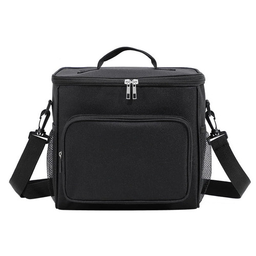 TRANSLINK Large Lunch Bag for Adult Men Women Insulated Lunch Box Leakproof Tote with Large Capacity,Black (10.5L)