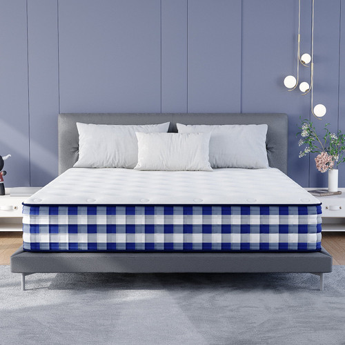 Queen Mattress 10 inch,Pamag pieeoo Medium Gel Memory Foam Hybrid Mattress in a Box,CertiPUR-US Certifie