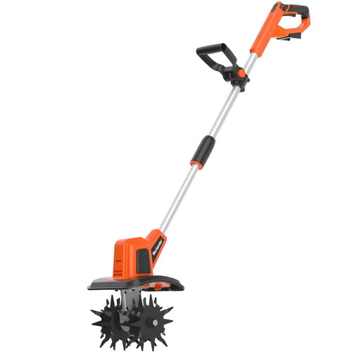 MAXLANDER 20V Electric Cordless Tiller with 4.0Ah Battery and Charger