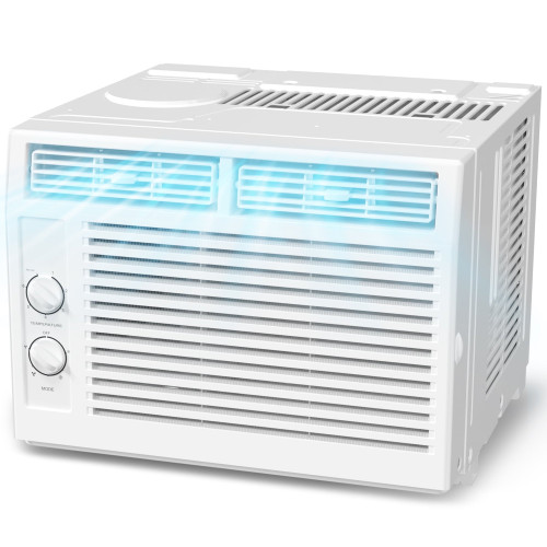 KISSAIR 5,000 BTU 115V U Shaped Window Air Conditioner, for Small Room AC Unit air conditioner Easy Installation, Cools up to 150 Sq. Ft 1