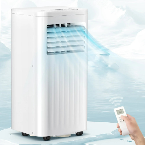 KISSAIR 5,000BTU (8,000BTU ASHRAE) Portable Air Conditioner, Dehumidifier, Fan, 3 in 1 AC with 24-Hour Timer 1