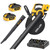 ZEGJAW Cordless Leaf Blower & Vacuum, 3-in-1 Leaf Vacuum Mulcher with Bag, 40V 330CFM Battery Leaf Blower with 2x4.0Ah Battery & Charger for Lawn Care, 5-Speeds Variable Control