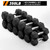 Mikolo Rubber Hex Dumabbell Set, Option in 350lbs, Strength Training Weight Set Home Gym