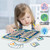 deli Magnetic Color and Number Maze, Montessori Toys for 3 4 5 Year Old, Wooden Matching Maze, Toddlers Educational Learning Counting Matching Toys Gift for Boys Girls