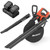 MAXLANDER 40V Cordless Leaf Vacuum, Electric Leaf Blower, Mulcher with 2x4.0Ah Lithium Ion Battery