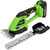SOYUS Cordless Grass Shear, 2-in-1 Handheld Hedge Trimmer, 21V Electric Grass Trimmer with Battery and Charger