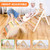 deli Wooden Montessori Pikler Triangle Climber Set for Toddlers, with Arch, Ramp, Ladder, and Indoor Jungle Gym for Kids