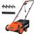 MAXLANDER Electric Dethatcher and Scarifier, 13” 12Amp 2-in-1 Lawn Dethatcher with 4-Position Depth Adjustment, 30L Removable Collection Bag, Airboost Technology Increases Lawn Health