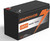 MHPOWOS 12V 10Ah LiFePO4 Battery, 3000+ Deep Cycles LiFePO4 Lithium Batteries Built-in 10A BMS, Perfect for Solar Battery Charger, Fish Finder, Power Wheels, LED Light, Toys, Off-Grid Applications