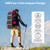 MHPOWOS Upgraded 40W Portable Solar Panel 19V Foldable Solar Charger with USB C, USB A and DC Outputs, Book Sized Mini Charger for iPhone, iPad, Power Bank, Camping, Hiking, Outdoor Travel
