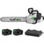 SOYUS 40V 16-Inch Brushless Cordless Chainsaw with Battery and Charger, Battery Operated Chainsaw with Auto-Tension & Auto-Lubrication for Wood Cutting & Tree Trimming, 2x4.0Ah Batteries Included