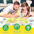 deli Magnetic Color and Number Maze, Montessori Toys for 3 4 5 Year Old, Wooden Matching Maze, Toddlers Educational Learning Counting Matching Toys Gift for Boys Girls 1
