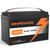 MHPOWOS 12V 100Ah Lithium LiFePO4 Battery, Deep Cycle Rechargeable Lithium Iron Phosphate Battery for Solar, Fish Finder, Marine, Outdoor Camping, Off-Grid Applications